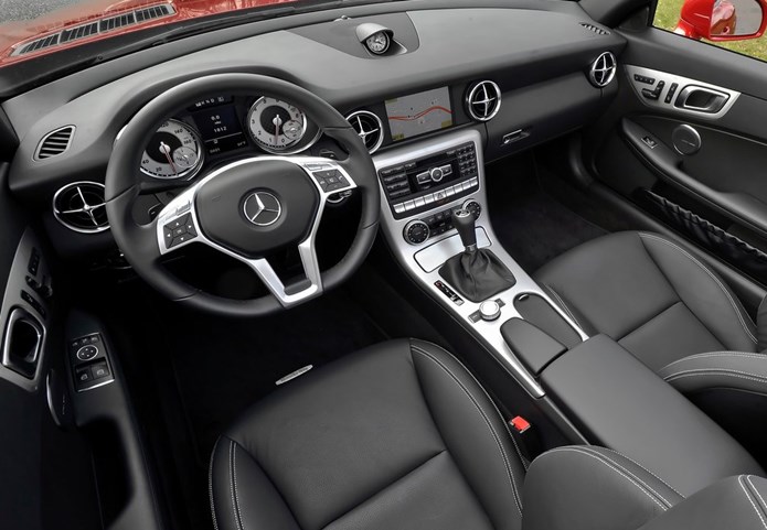 mercedes slk 300 2016 interior