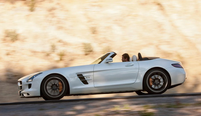 mercedes sls amg roadster 2012