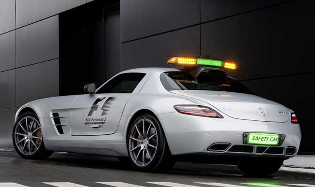 mercedes sls amg safety car