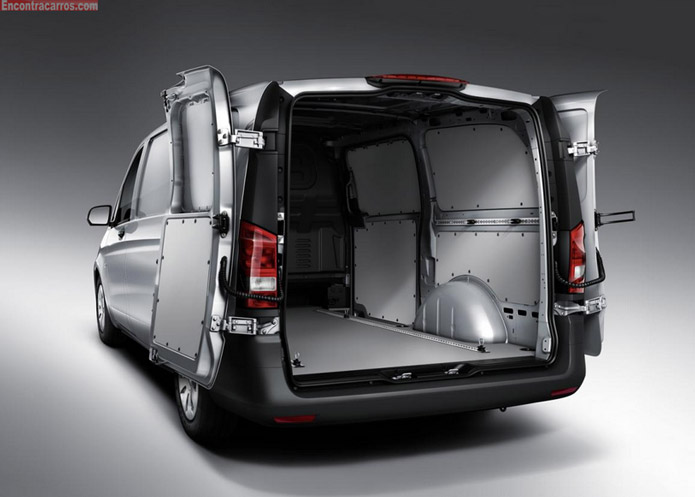 mercedes vito Painel furgão 2014 traseira