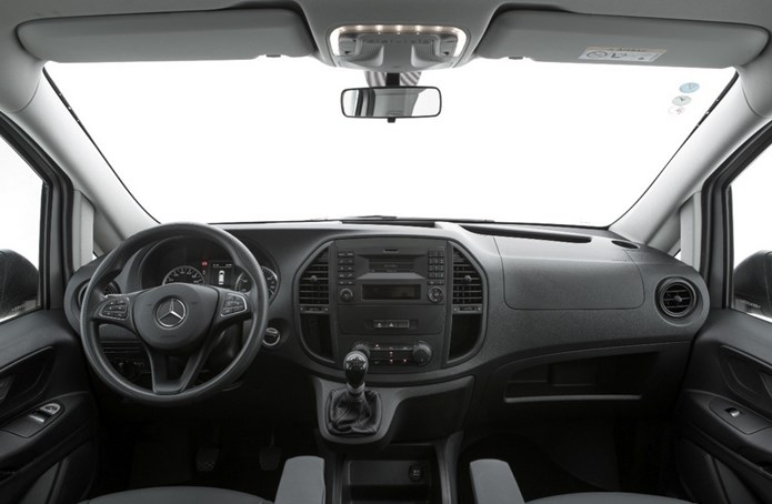 mercedes vito van brasil interior