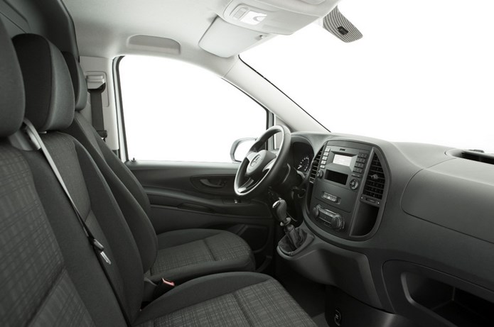 mercedes vito van brasil interior