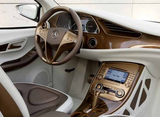 interior mercedes bluezero e cell concept