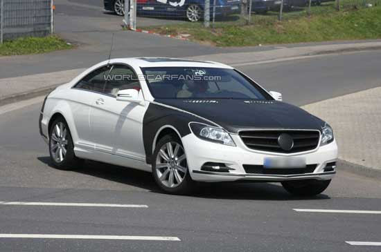 mercedes classe s coupe e flagrado sem camuflagem