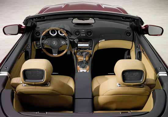 mercedes sl 2009, interior