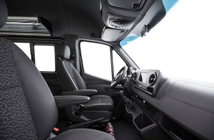 nova mercedes sprinter 2020 2021 interior bancos