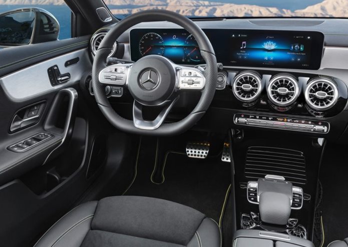 novo mercedes classe a 2019 interior