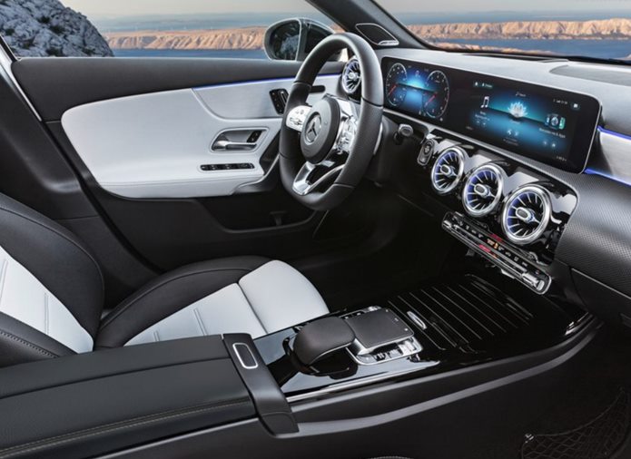 novo mercedes classe a 2019 interior