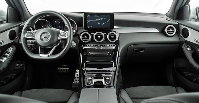 novo mercedes glc 2016 interior painel