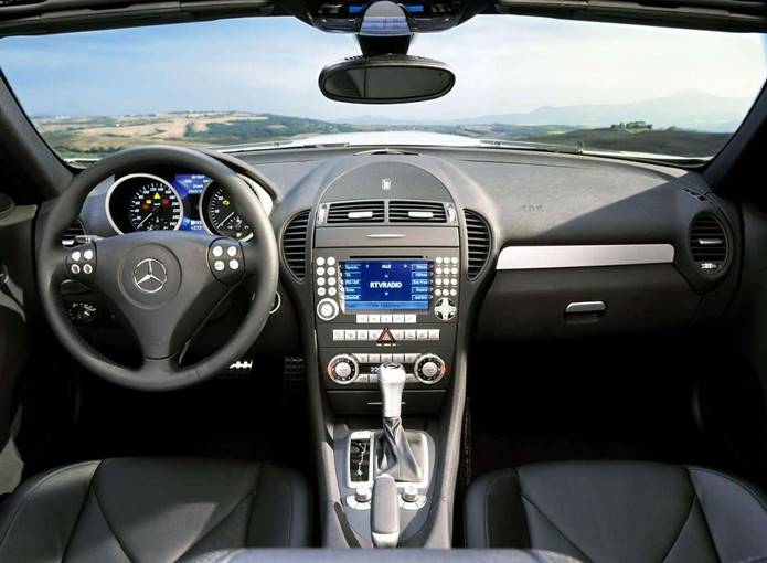 mercedes slk 2004 a 2010 interior