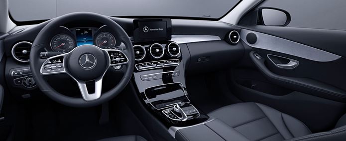 nova mercedes classe c180 2019 interior