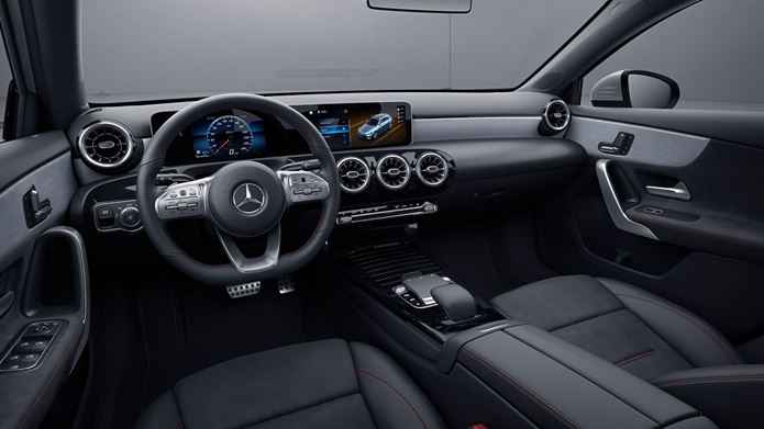 mercedes classe a 2020 interior painel