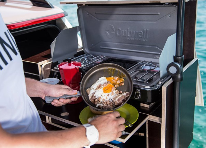 mini clubvan camper interior