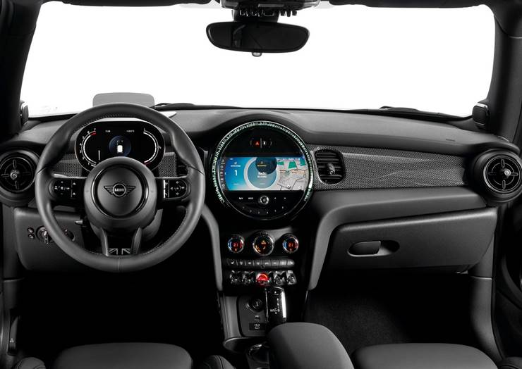 mini cooper 2022 interior painel dashboard