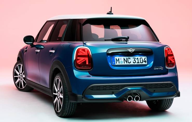 mini cooper s 4 portas 2022 traseira