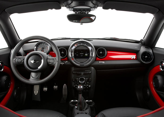 mini cooper coupe interior