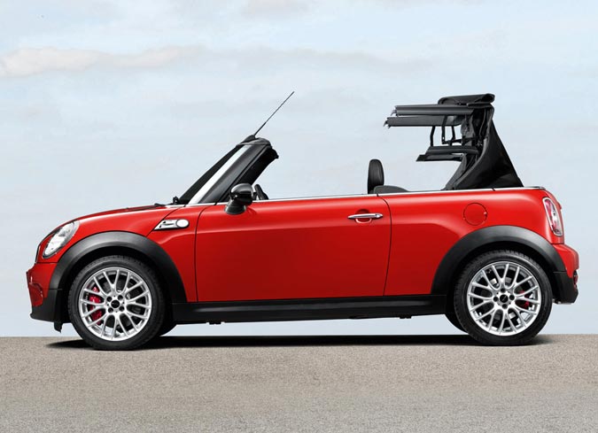 mini cooper s cabrio john cooper works lateral