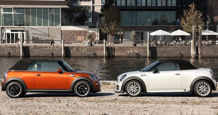 mini roadster - mini cabrio