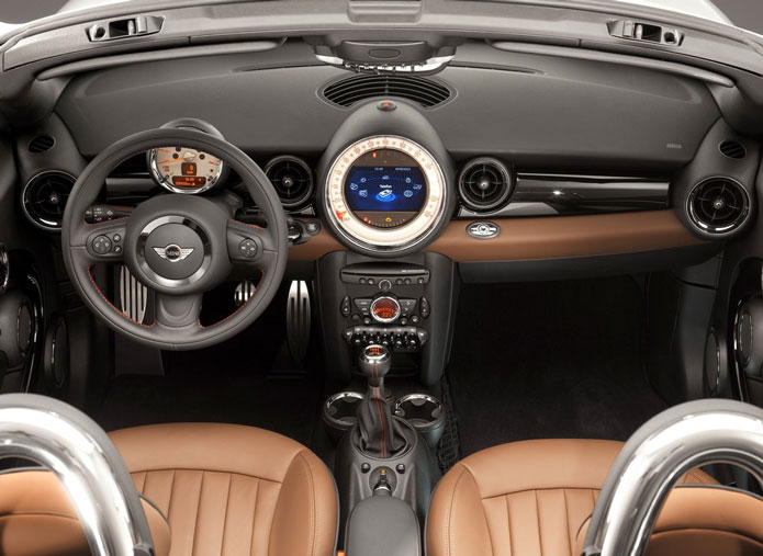 mini roadster interior