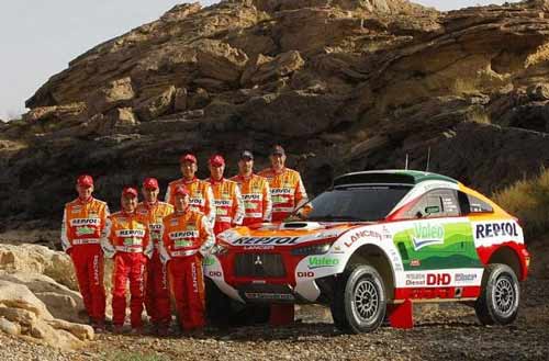 mitsubishi dakar 2009