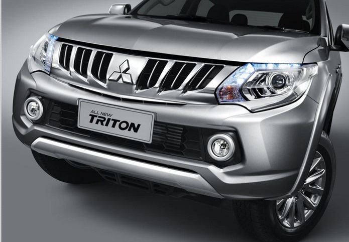 nova mitsubishi l200 triton 2015 2016 frente