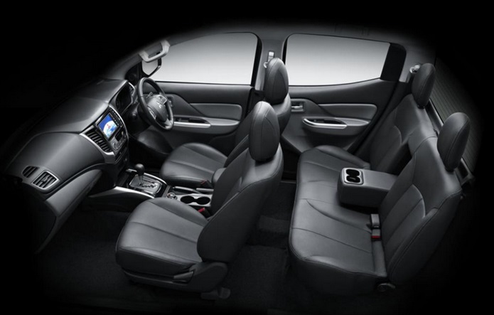 mitsubishi l200 triton 2015 2016 interior bancos 