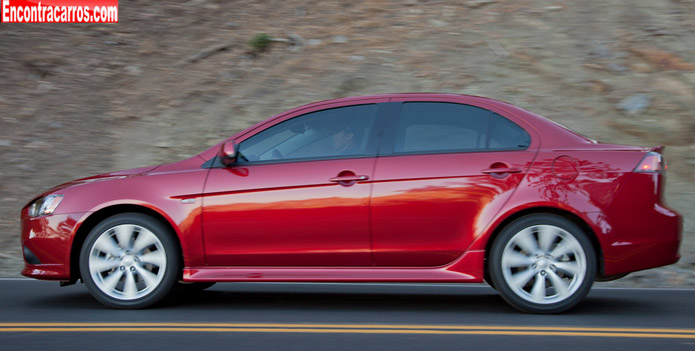 mitsubishi lancer 2013 vermelho