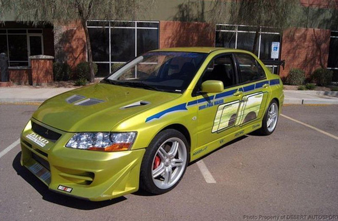 mitsubishi lancer evo velozes e furiosos 2 - 2 fast 2 furious paul walker