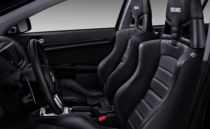 mitsubishi lancer evolution 2015 interior