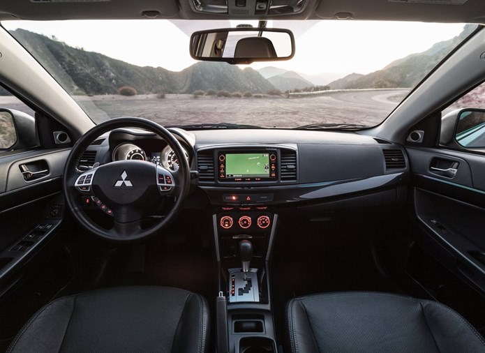 mitsubishi lancer 2016 interior