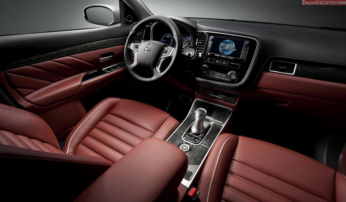 mitsubishi outlander phev concept s interior painel