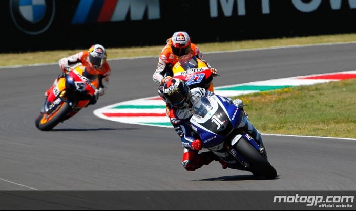 motogp 2011 mugello jorge lorenzo casey stoner e andrea duvisioso