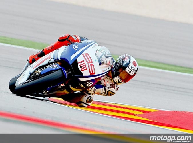 jorge lorenzo motogp aragon 2010