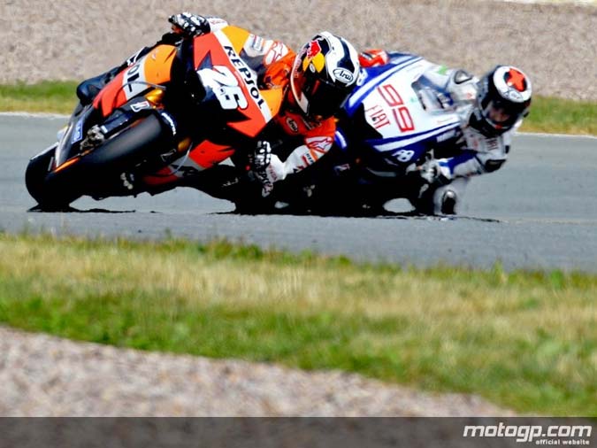 dani pedrosa e jorge lorenzo motogp 2010 alemanha