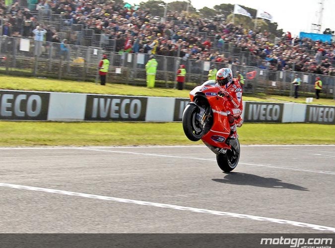 casey stoner australia 2010