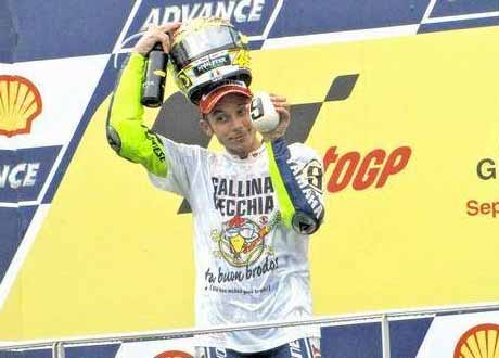 valentino rossi podio moto gp malasia 2009