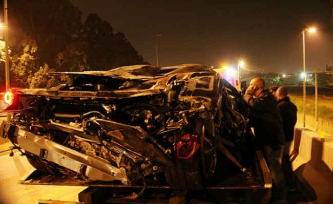 ferrari 458 italia spider acidente sao paulo crashed