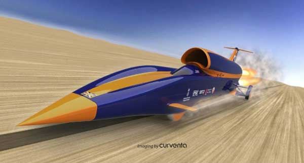 bloodhound scc / carro foguete