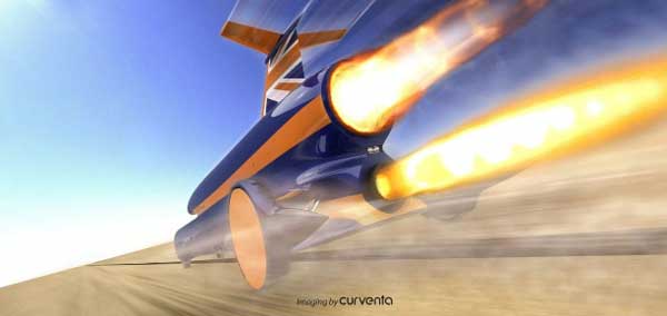 bloodhound scc / carro supersonico / supersonic car