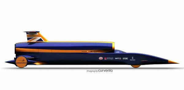 bloodhound scc / carro foguete / carro supersonico