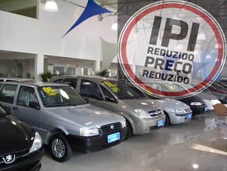 mercado automotivo redução ipi