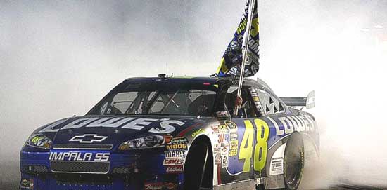 nascar jimmie johson homestead 2009