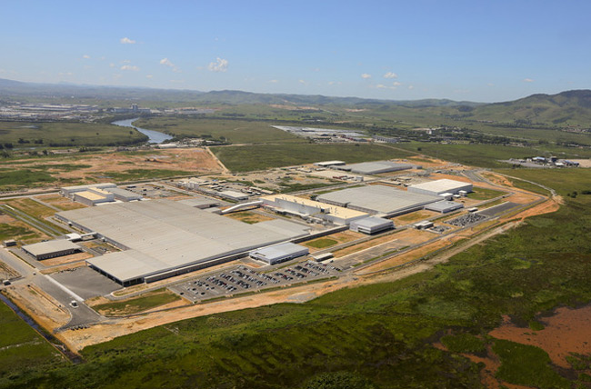 nissan fabrica rezende rio de janeiro brasil vista aerea