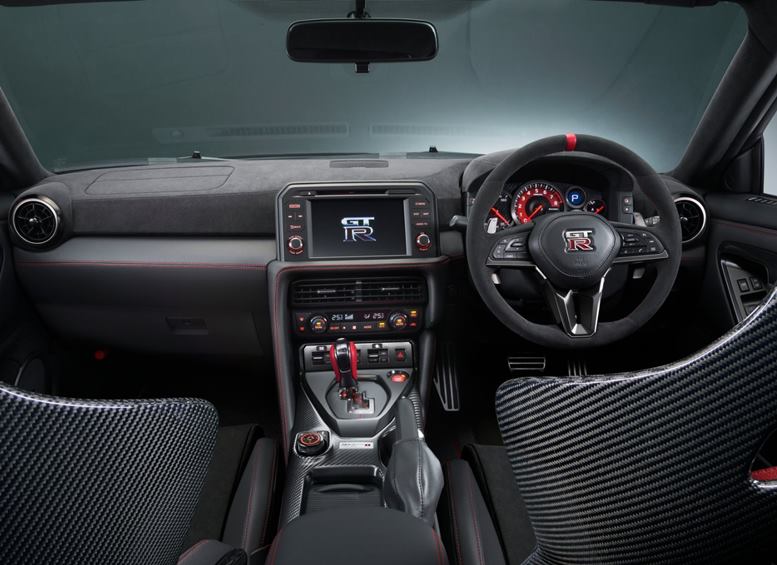 nissan gt-r 2024 interior painel