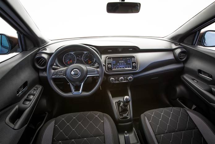 nissan kicks s 2020 interior