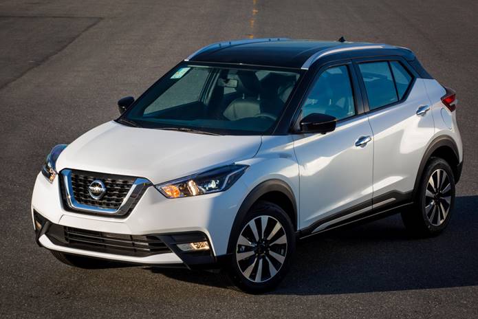 nissan kicks SL 2020 branco teto preto