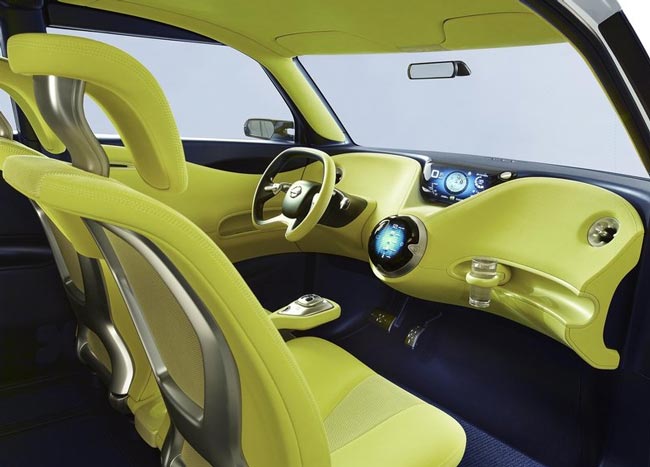 nissan townpod concept 2010 interior