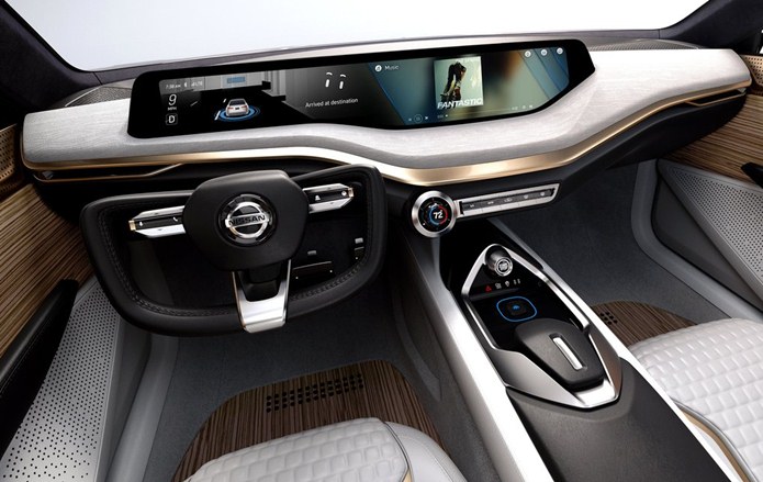 nissan vmotion 2.0 concept interior painel
