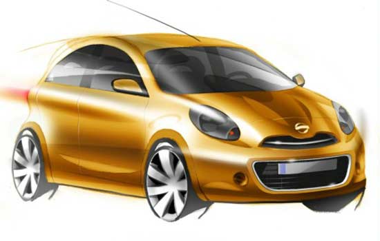 2011 nissan micra sketches