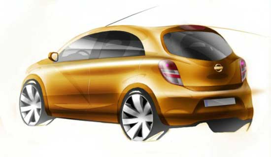 2011 nissan micra sketches
